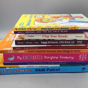 Lot of 11 Children's Books - Kids Books- Mix Ages 4-7 Good Condition Variety